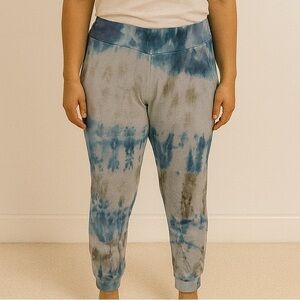 Yana K Brooks tie dye joggers